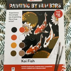 Painting By Numbers Kit (partially Completed)