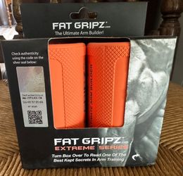 Orange Fat Gripz Extreme Series (Plus Free Blue Unboxed Fat Gripz Pro Free With Purchase)