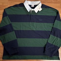Levi’s Hudson Boxy Rugby Shirt Size XL NWT 