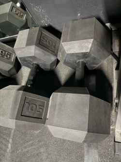 105lb dumbbells
