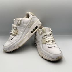 Nike Air Max 90 Cream / Sail Leather Sneakers