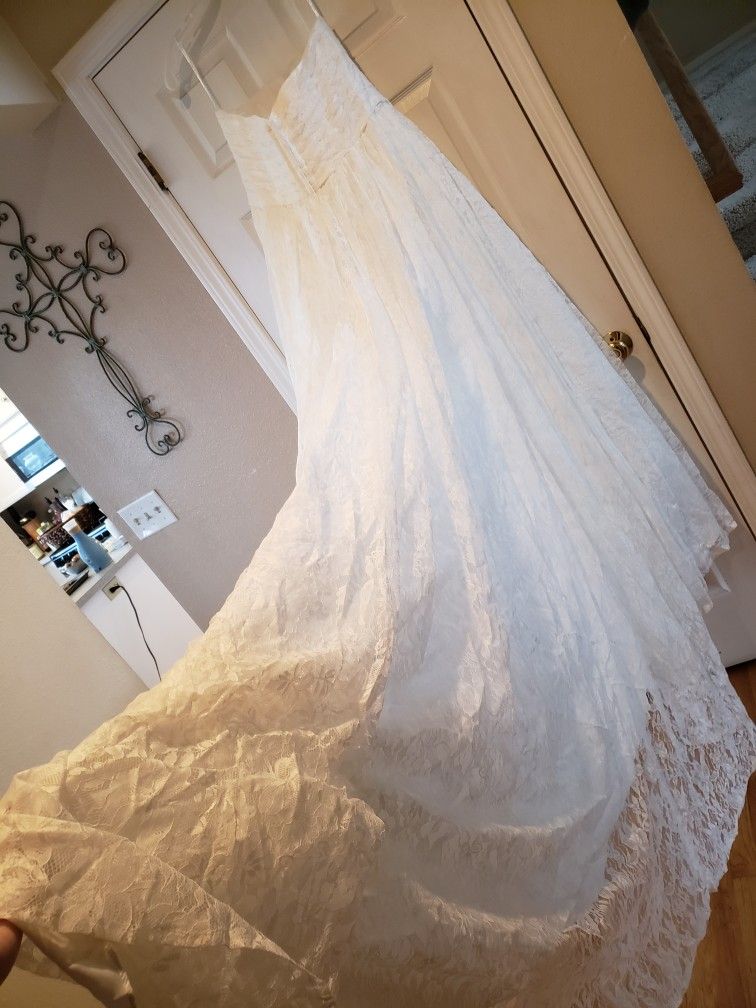 Wedding Dress, Ivory, Size 18w