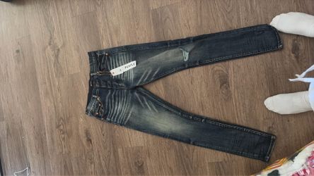 Purple jeans