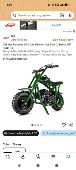 FRP 50cc mini bike