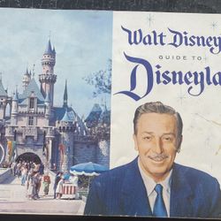 1958 Walt Disney's Guide to Disneyland Vintage Booklet