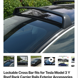EVBase Tesla Model Y 2020-2026 Roof cross bars brand new never opened