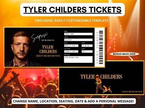 2 Tyler Childers Tickets Friday June 7