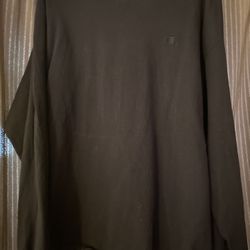 Men's Navy Blue Champion long sleeve tee-Sz XL