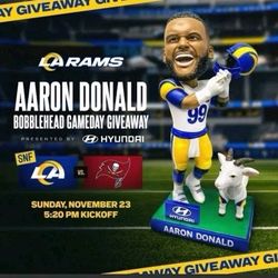 Aaron Donald GOAT Bobblehead