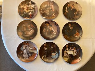Norman Rockwell Heritage Collection Plates