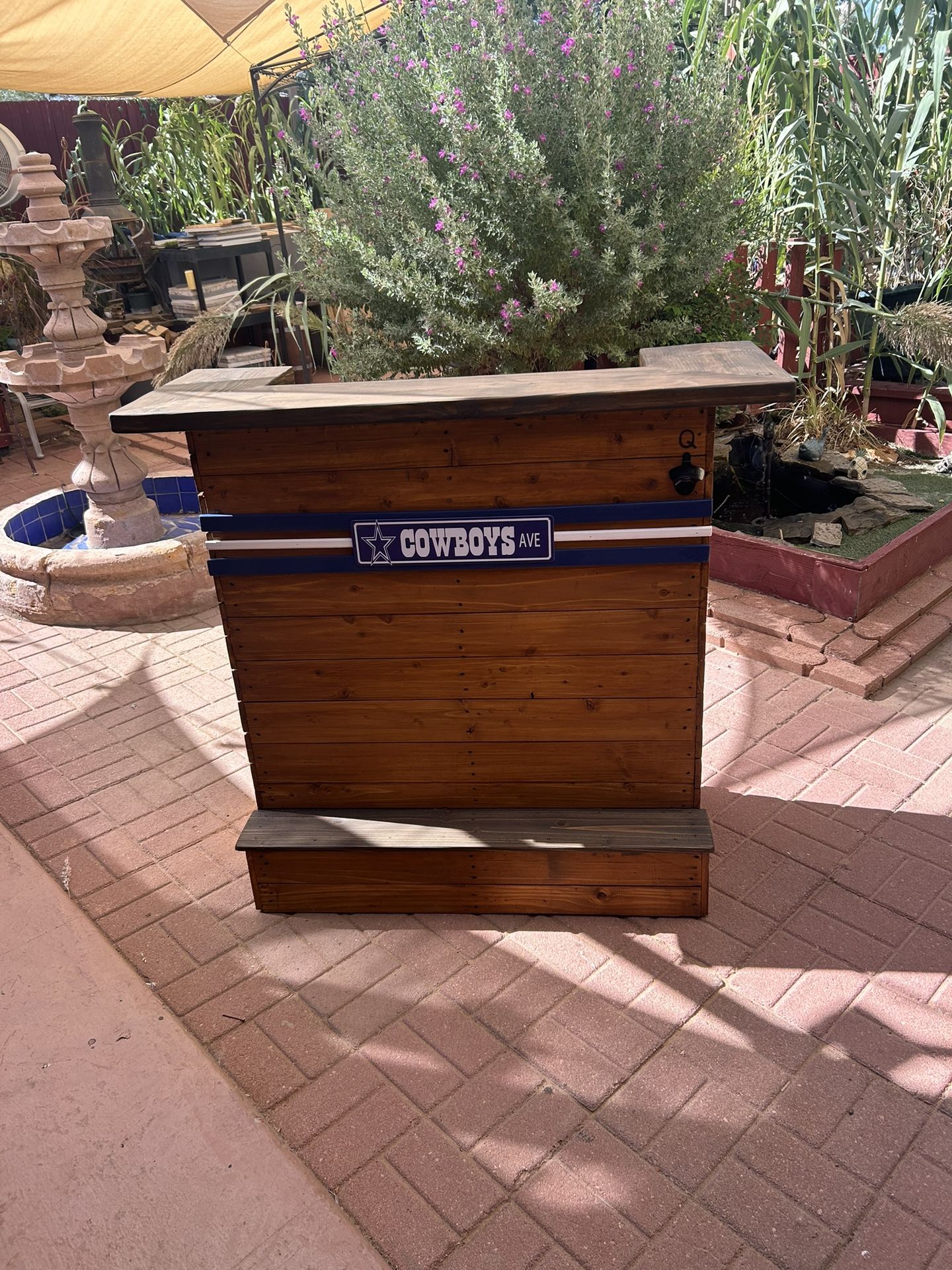 Dallas Cowboys Wood Bar, Personal, Man Cave, Exterior Stain, NFL, Perfect Gift! ๐๐