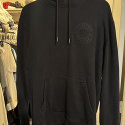 Black Burberry Hoodie Large 