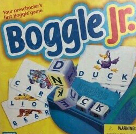 Boggle Jr. Board game -$12
