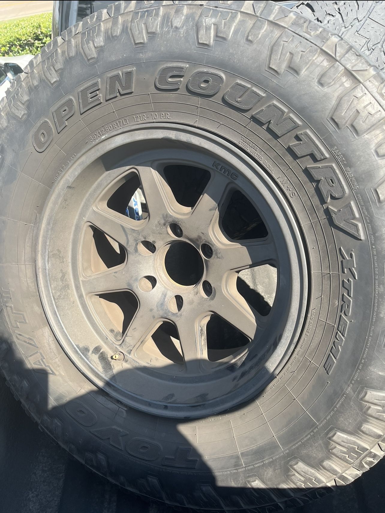 KMC RIMS AND TOYO TIRES SET OF 4