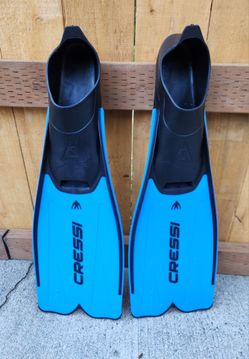 Cressi Rondinella Snorkeling & Diving Fins – Size EU 45/46 (US Men's 11.5–12.5) – Made in Italy