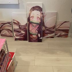 Nezuko Demon Slayer Kimetsu No Yaiba Anime  Wall Art