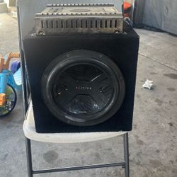 10 Inch Kenwood Sub With AMP