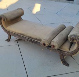 FREE Vintage Old Chaise Lounge Daybed Furniture - Refurbish Project