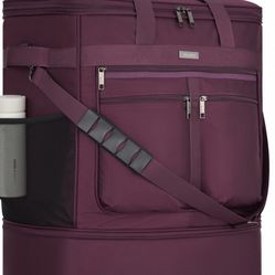 MILADA Expandable Luggage Bags for Travel Foldable Suitcase with Wheels Collapsible Rolling Travel Duffle Bag Lightweight Large Suitcases without Tele