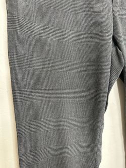 H&M Men’s Skinny Fit Dress Pants 34R Gray Plaid | Business Casual