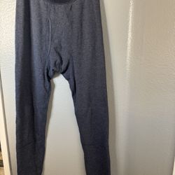 Schiesser Men's Long Johns Acrylic Blend Gray Size L 4(contact info removed)8MP