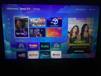 58 inch Hisense  roku tv