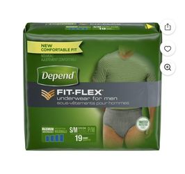 Depend Incontinence For Men S/M 19 Count