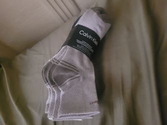 Brand-New Men's Calvin Klein Cushion High Quarter 6 Pairs Of Socks US Size 7-12 No Lower Offers Accepted