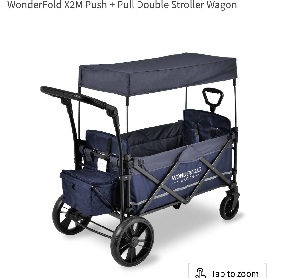 Wonderfold X2 Push & Pull Double Stroller Wagon