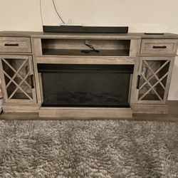 Fire Place Tv Stand 
