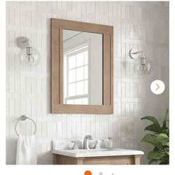 Bathroom mirror rectangular 24x32"