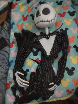 Disney's nightmare before Christmas Jack Skellington hanging character
