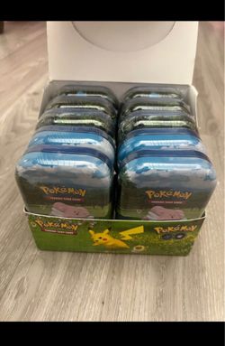 Pokémon GO tcg snorlax and blissey mini tin set