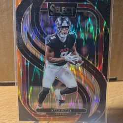 Kyle Pitts 2024 Select Black & Gold Shock