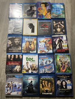 Blue Ray Movies +DVD +PS3 Game