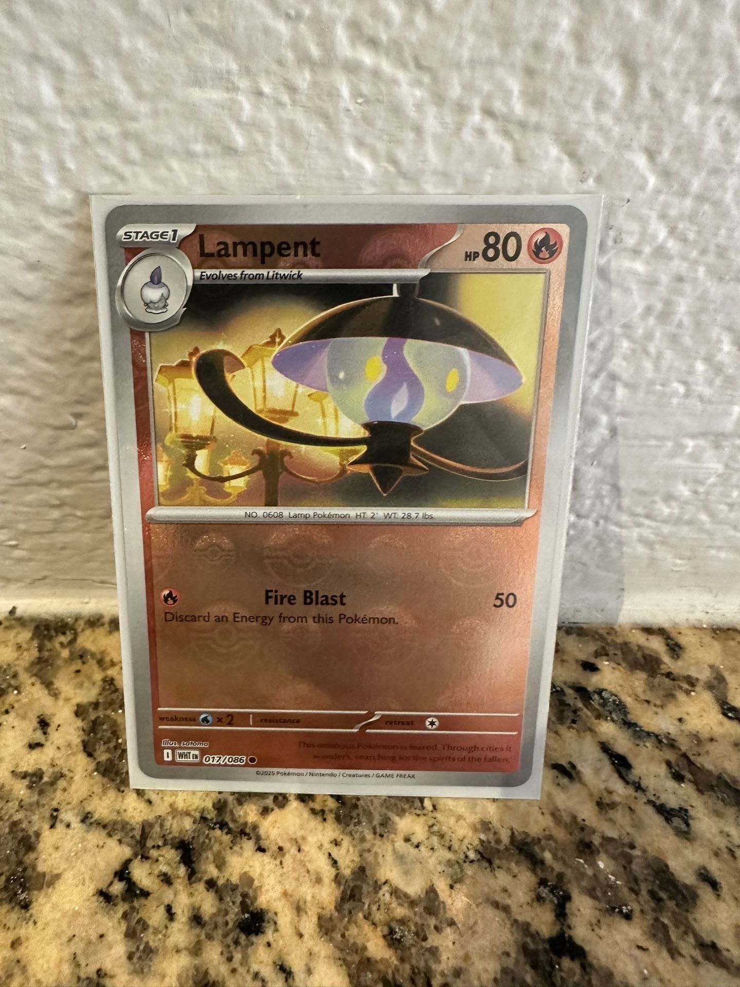 Lampent (Poke Ball Pattern) 017/086 Sv: White Flare Holo
