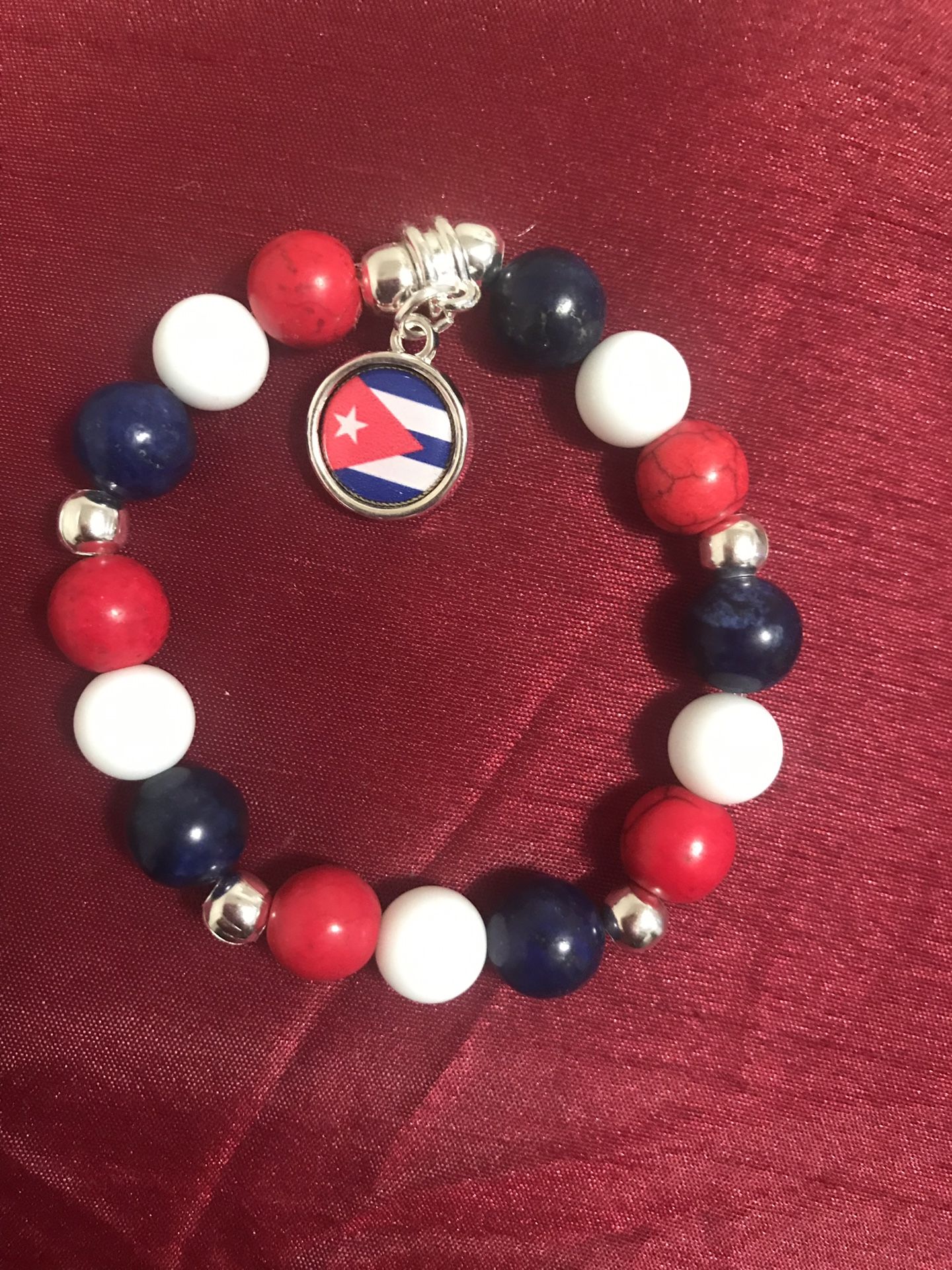 Cuban flag stretch bracelet for Sale in Cape Coral, FL - OfferUp