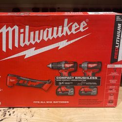 M18 18v Drill/impact/multitool combo kit 