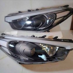 14-16 Kia Forte Projector Headlights Luces Calaveras Micas Faros Focos Faroles Headlamps