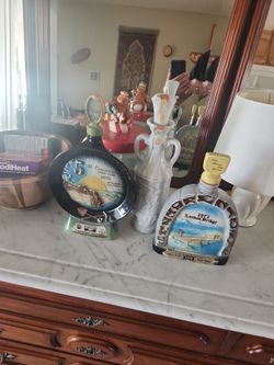 Vintage JIM BEAM Whiskey Decanters,Empty