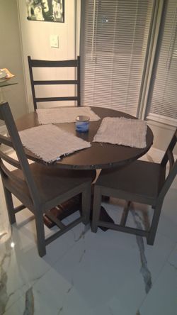 Dining table with 4 chairs