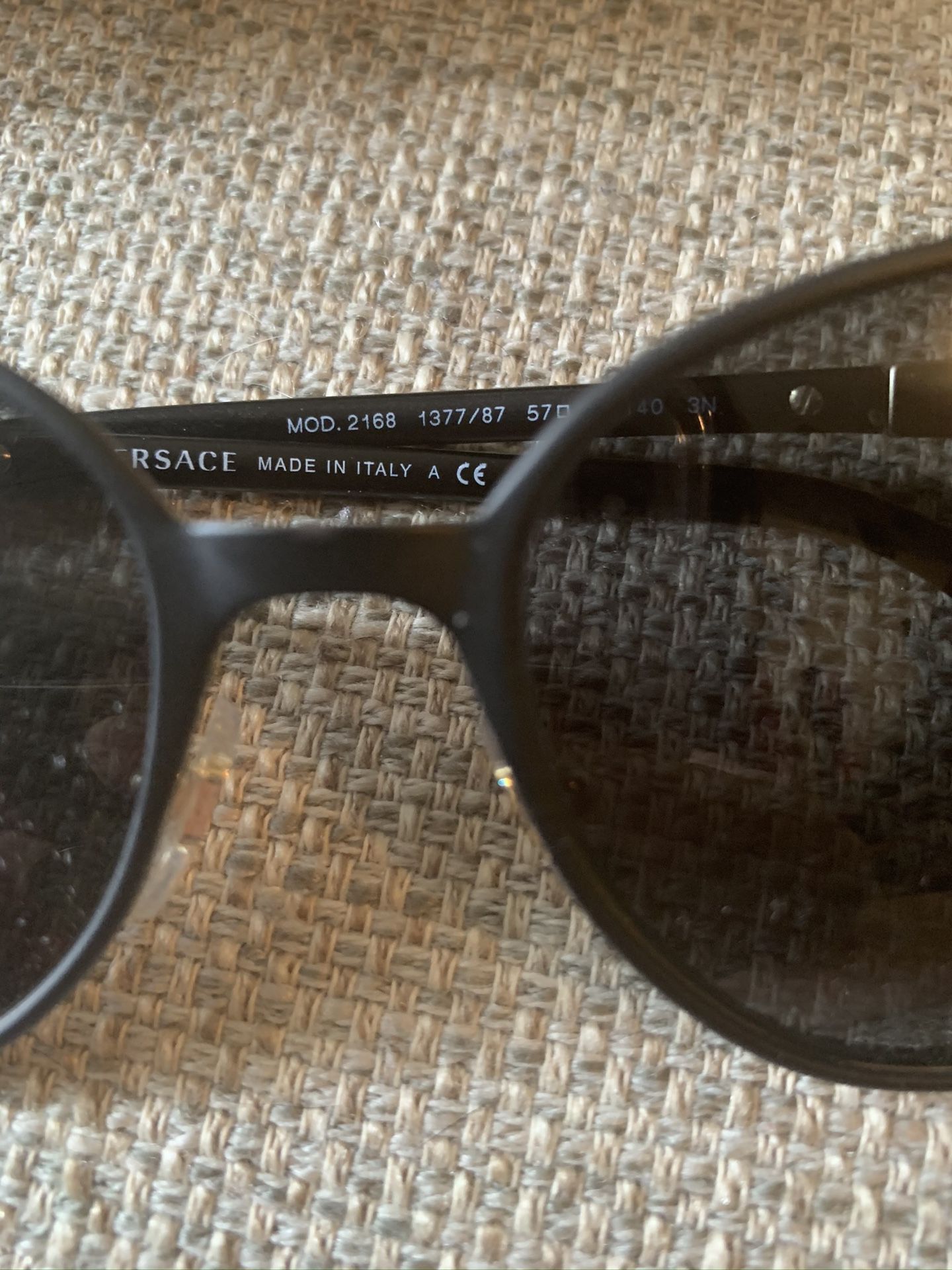 Versace Black Silver Sunglasses Original boxes