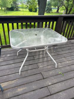 Patio table