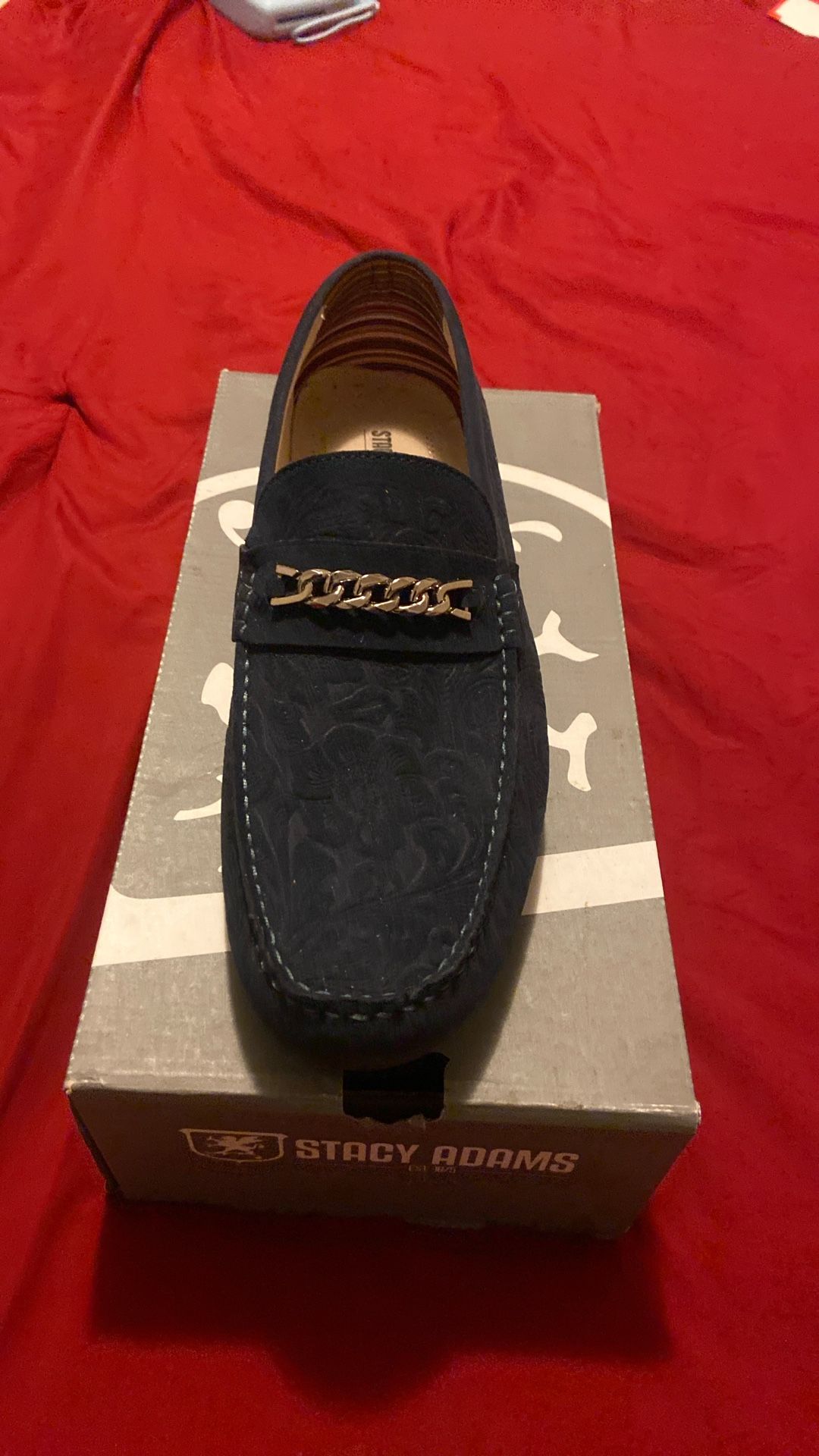 Stacy Adams Blue Dress ShoesM 12.5