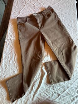 Maurice’s ladies size 12 casual brown jeans pants