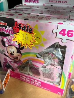 Mini mouse floor puzzle