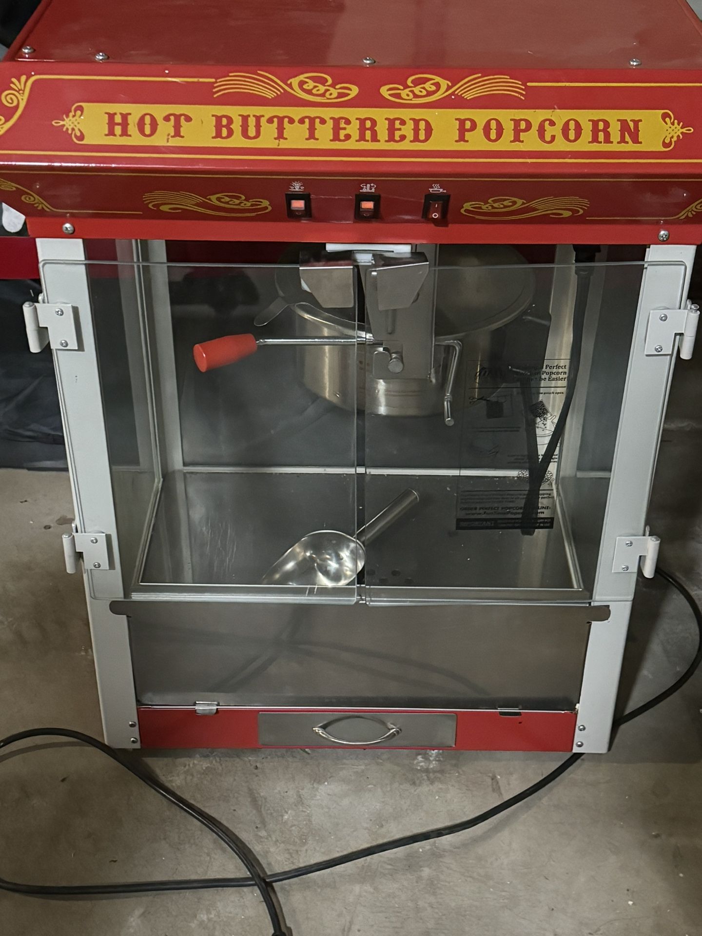 Vintage Popcorn Machine