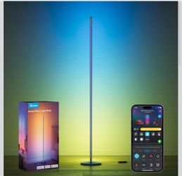 New- Govee RGBIC Floor Lamp Basic, 1000lm LED Corner Lamp, Blue Works with Alexa, Smart Modern Floor Lamp with Music Sync and Color Changing Standing 
