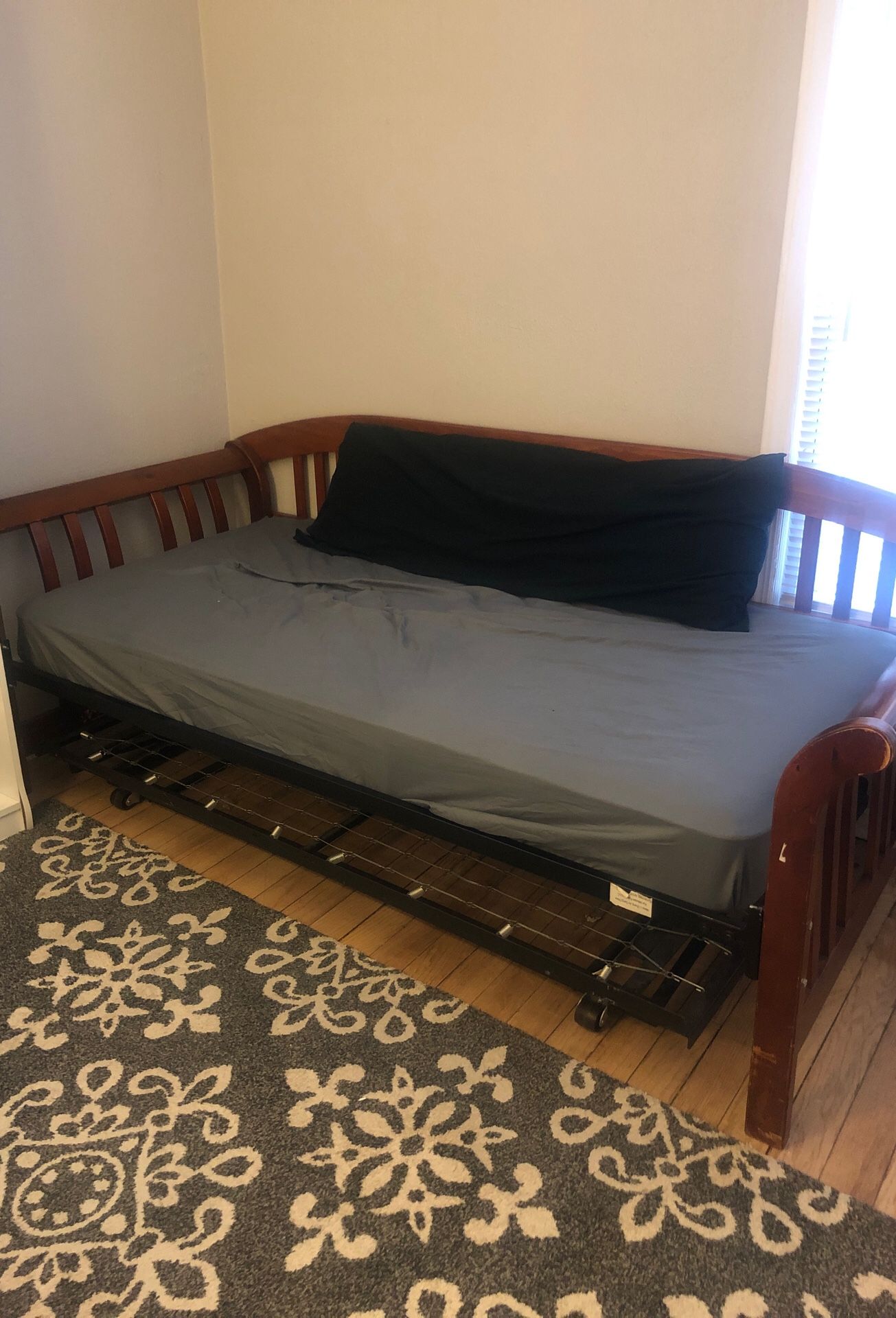 Twin Day Bed/Mattress and Trundle