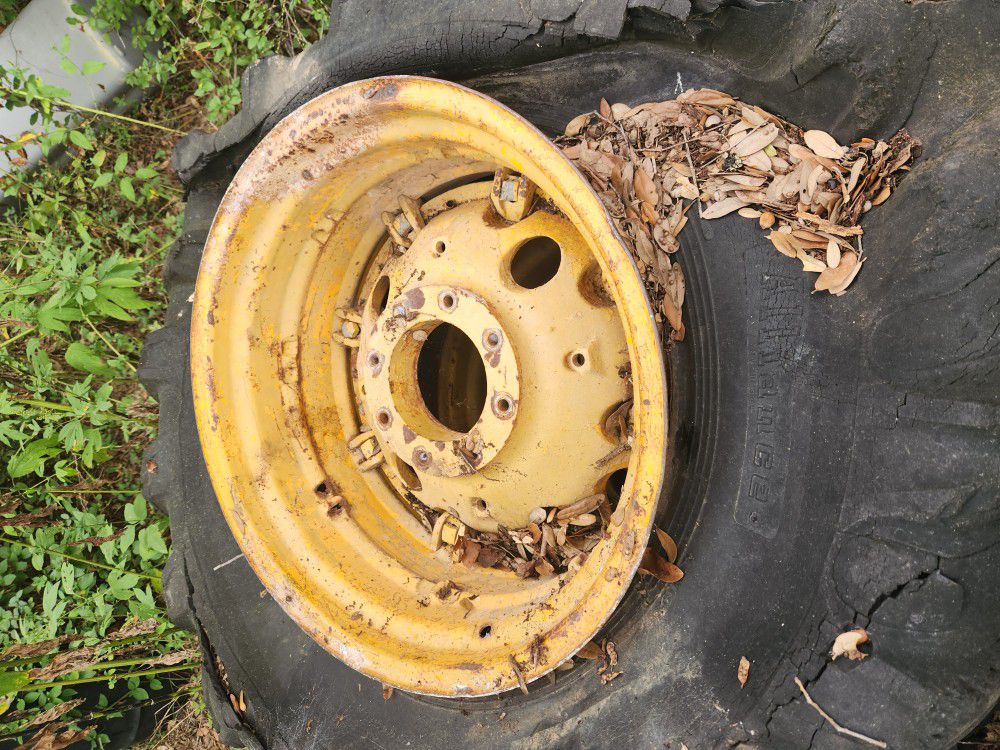 Backhoe Tractor Weighted Rims